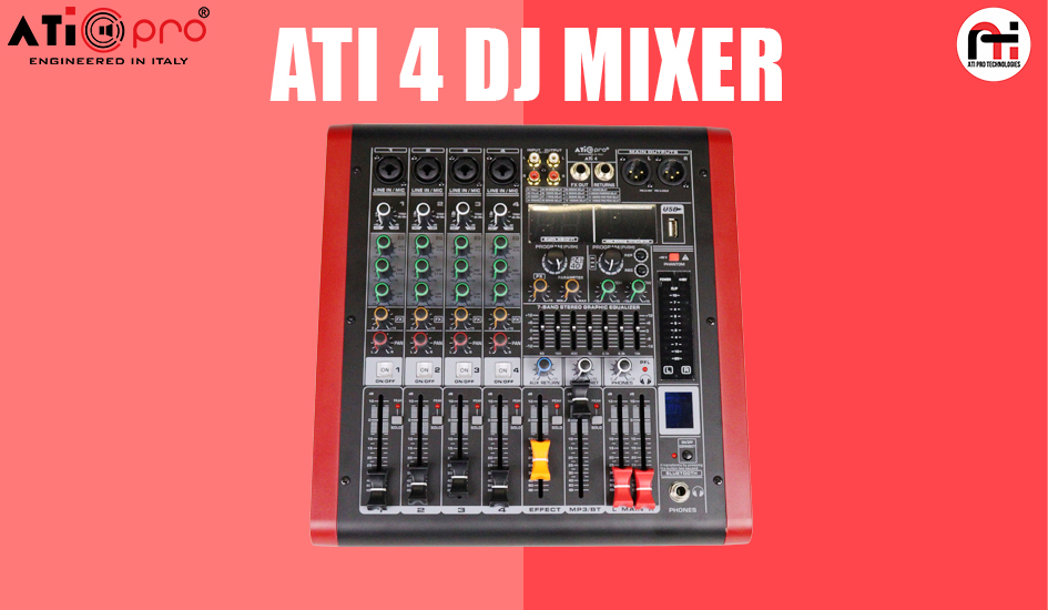 4-Channel Live Audio Mixer