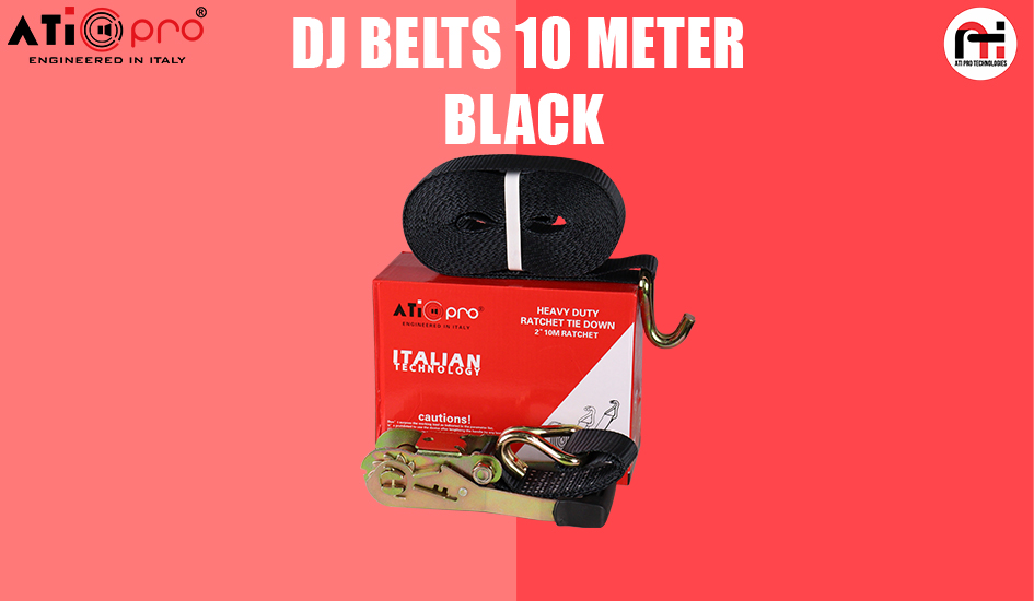 dj belt 10 m black