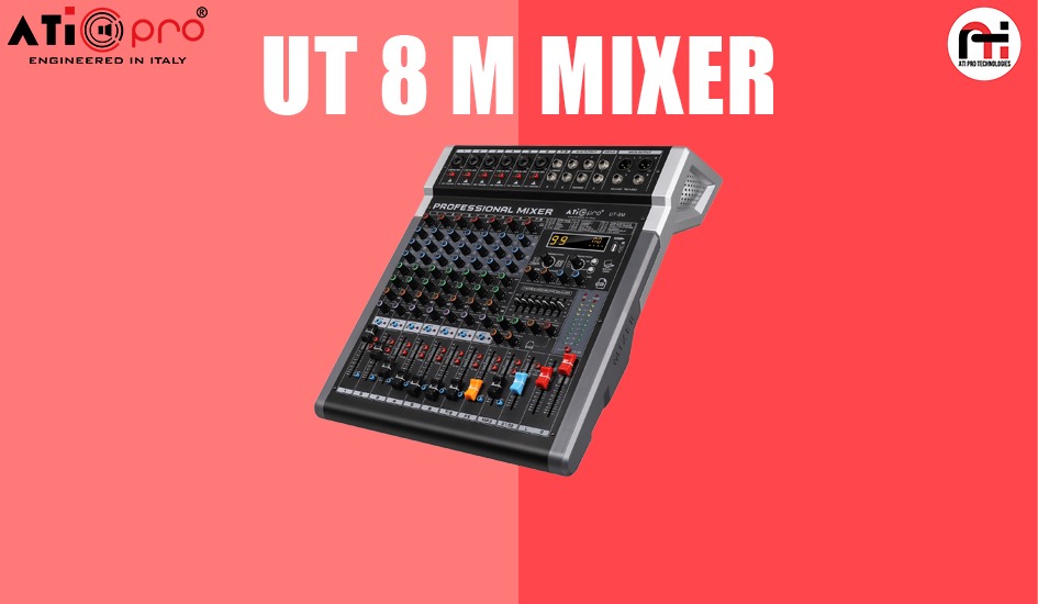 Live Audio Mixer 8 Channel Model UT 8