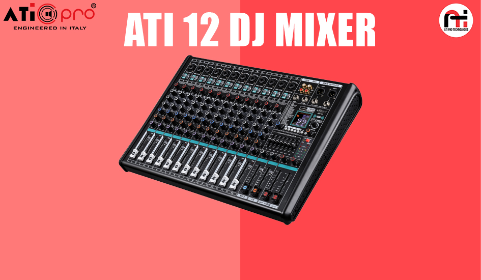 Live Audio Mixer 12 Channel Model ATI12