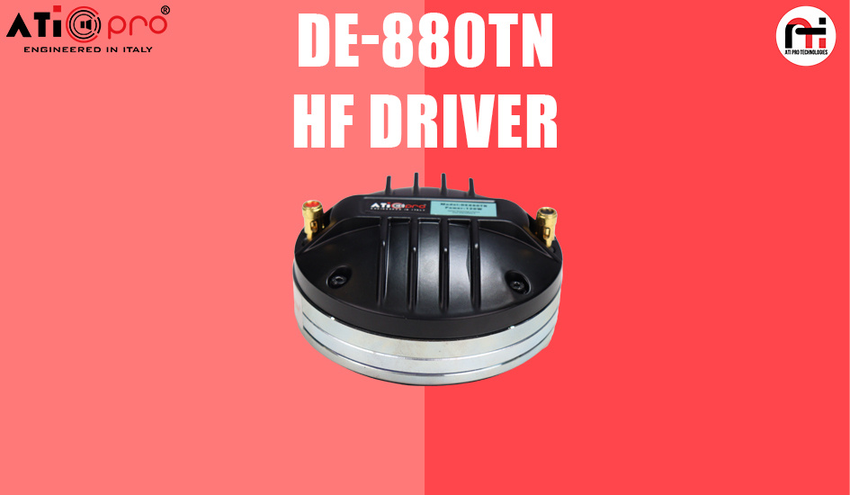 Neodymium Hf Driver Unit Model DE-880TN