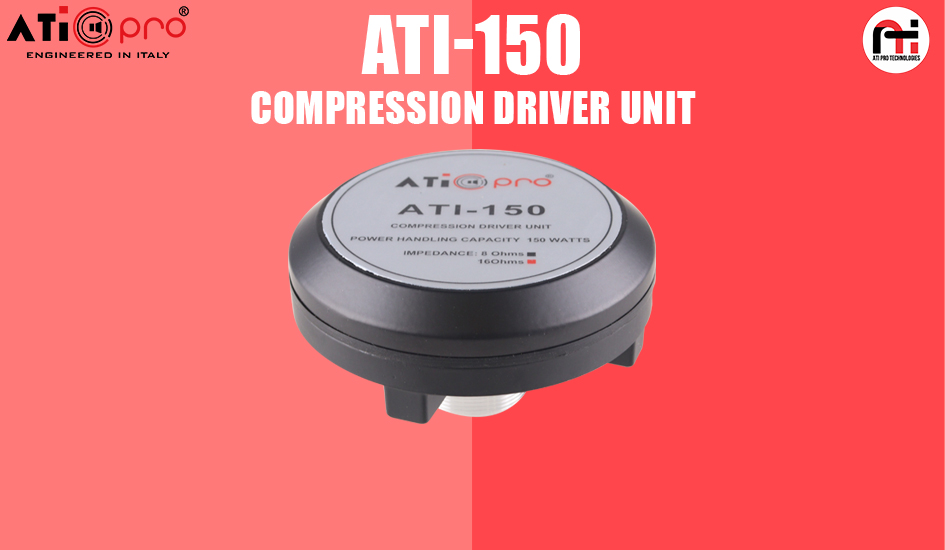 PA Unit 150 Watt HF Compression Driver Model ATI 150