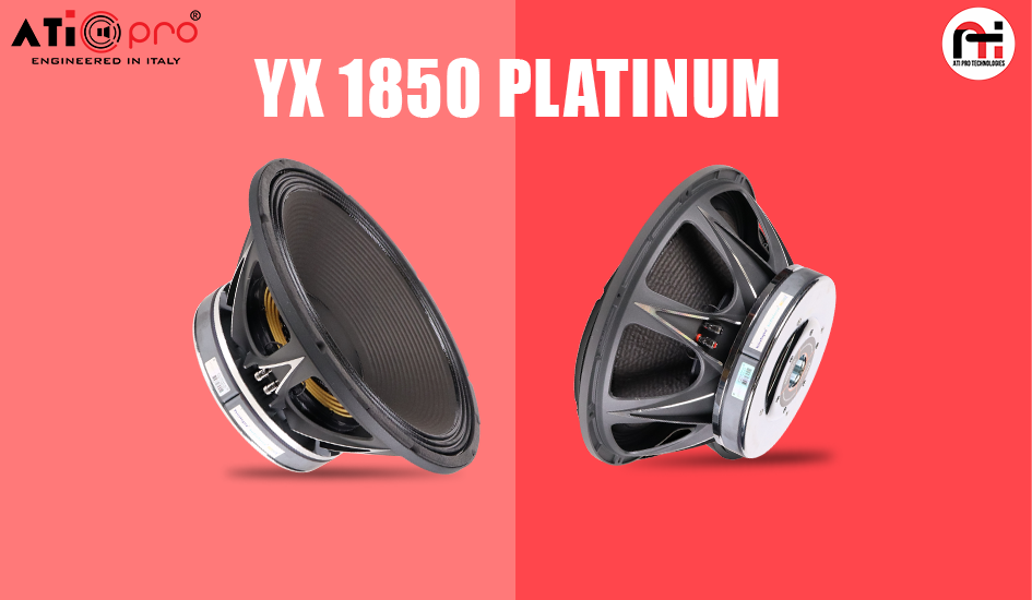 Ferrite DJ Speaker Model YX1850 Platinum