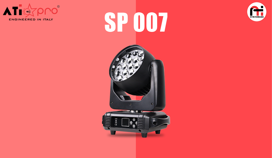 RGB LED Moving Head Wash Light Model SP 007