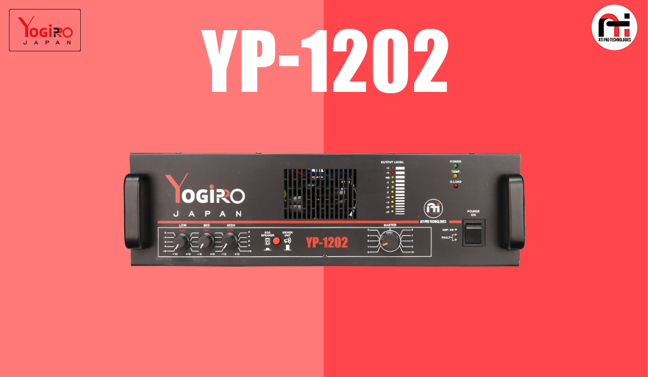 PA Amplifier 1200W Model YP1202