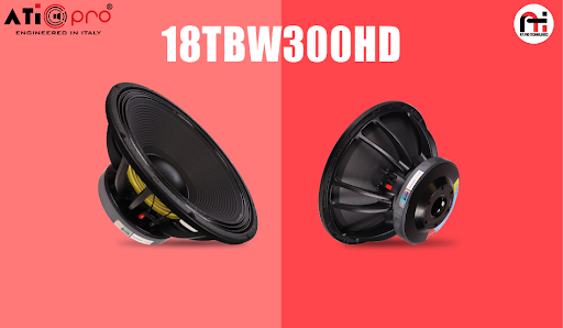 Ferrite DJ Speaker 18 Inch 1600+200 Watt Model 18TBW300HD